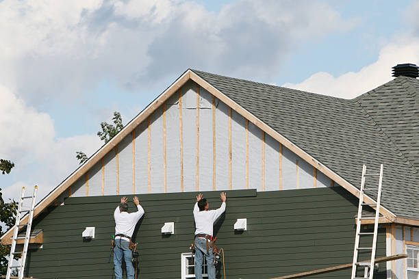 Professional Siding Installation technician working in Collettsville, NC